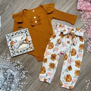 Boutique Baby Girls 3pc Outfit